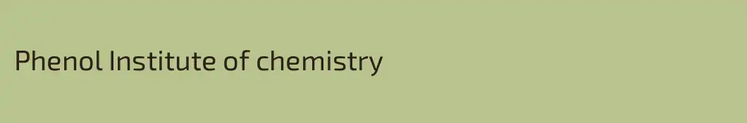 Phenol Institute of chemistry